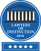2018 Lawyer of Distinction Badge